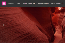 Tablet Screenshot of chiarayoga.com